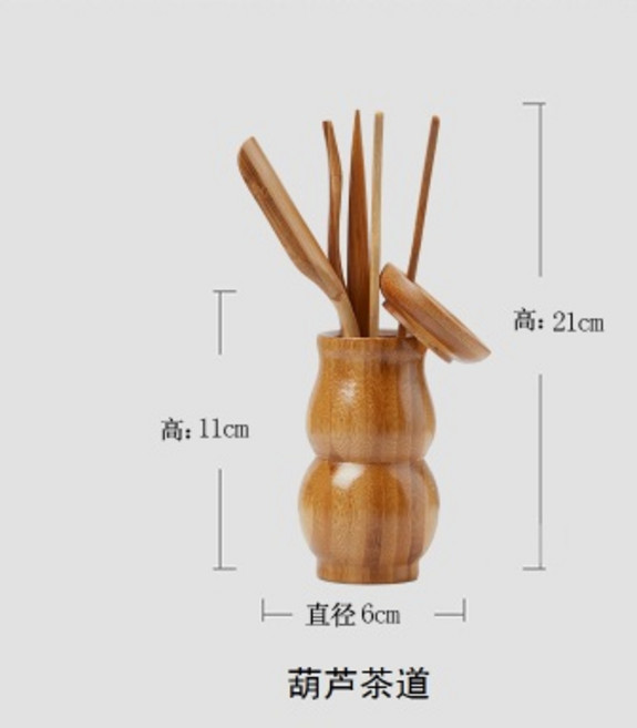 호환 수제 쿵푸 차 세트 빈티지 푸에르 나이프 스푼 도구 다도 용품 중국 대나무 클립 여과기 세트당 6 개, 06 K, 1개