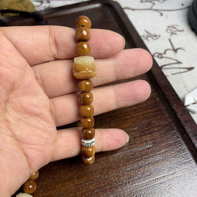 手工菩提子佛珠手串 單圈男女通用
