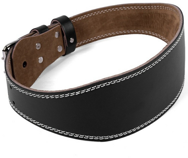 벤데타 헬스 가죽 벨트 스탠다드 핏, 블랙, 1개