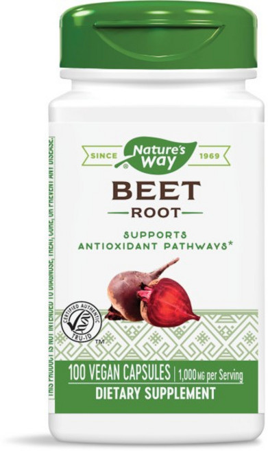 Nature's Way 然萃維 甜菜根500mg素食膠囊, 100顆, 1罐