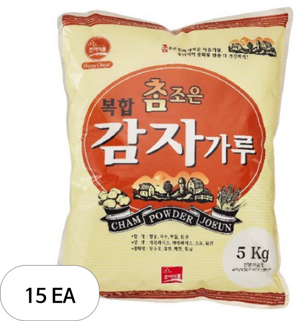 초야식품 복합 감자가루, 5kg, 15개