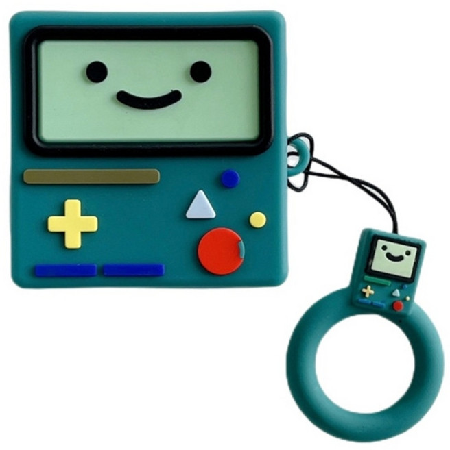 루톰 갤럭시 버즈 FE 라이브 버즈2 프로 케이스, 버즈프로/버즈2/버즈2프로/버즈라이브/버즈FE, 레트로게임기 스마일, 1개