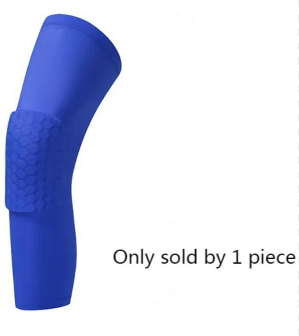 농구 무릎 패드 러닝 프로텍터 압축 슬리브 벌집 폼 버팀대 배구 스포츠 지원 피트니스 장비, 2. Blue