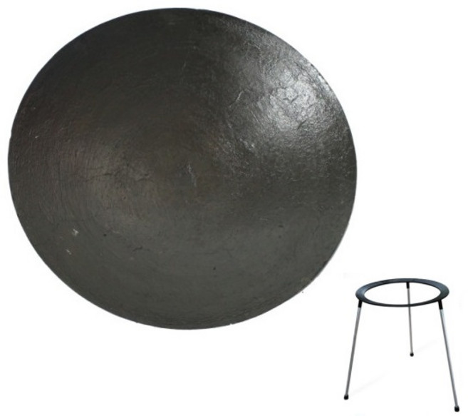 캠핑 조선 무쇠그리들 바베큐그릴 불판 30~41cm, 길들이기포함, 받침대포함, 1개