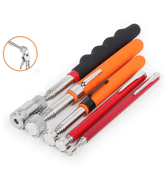 핸셀 초강력 자석 안테나 스틱 봉 막대 나사 못 픽업툴 자석청소기, 1개