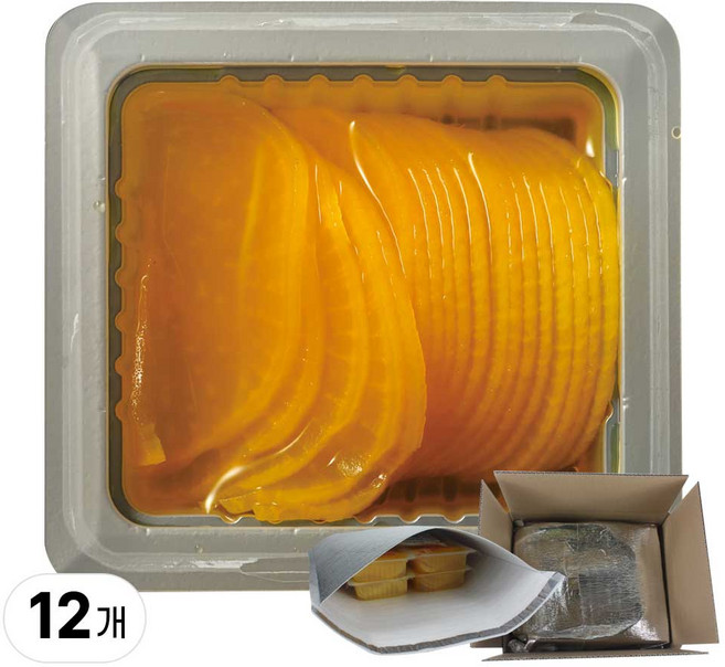 선미식가 슬라이스 원형/반달채 미니단무지 (아이스팩삽입 2중포장) 12개 18개 30개, 120g