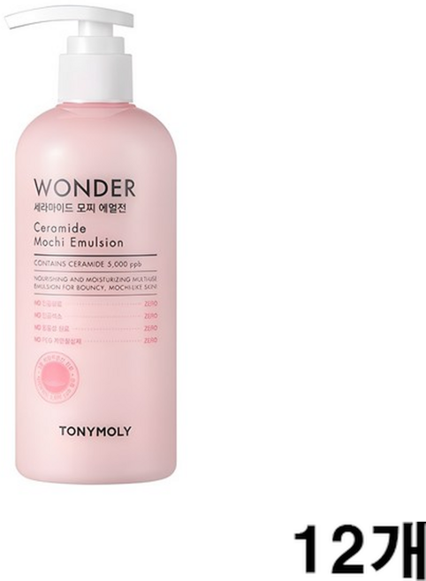 토니모리 원더 세라마이드 모찌 에멀전, 300ml, 12개