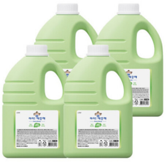 아이깨끗해 핸드워시 청포도향 대용량 리필 2.45L 4개(1BOX)