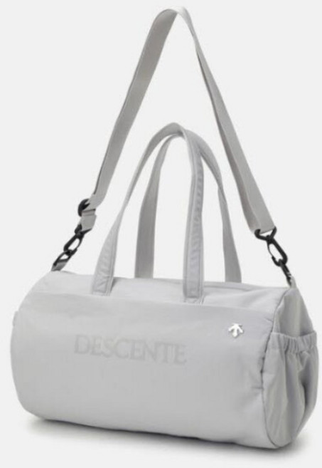 [데상트] 더블백 UQC SQ122TBG11-GRY 우먼스 트레이닝 스몰 짐백 / GRAY, 사이즈:FREE, 상세 설명 참조