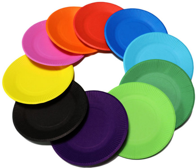 맘아트 칼라접시30개