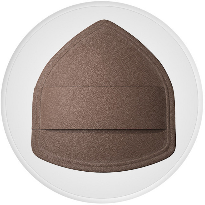 초부드러운 밀크 스킨 퍼프 건식 및 습식 겸용 파운데이션 흡수 용이 쿠션 파운데이션 및 메이크업 고정용 스펀지 퍼프, 카키색 방패(1개입 박스 포장), 국산 소재(폴리우레탄)