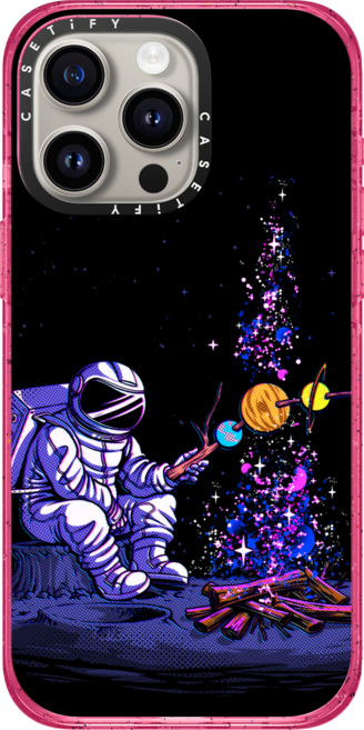 케이스티파이 CASETiFY 아이폰 15 프로 맥스 맥세이프 호환 임팩트 케이스 Moon Camping - 코튼 캔디, {Size} {Color} -  피즈 핑크, 피즈 핑크, 1