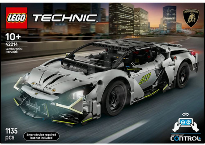 레고 테크닉 42214 람보르기니 르부엘토 슈퍼 스포츠카, 혼합색상, 1개