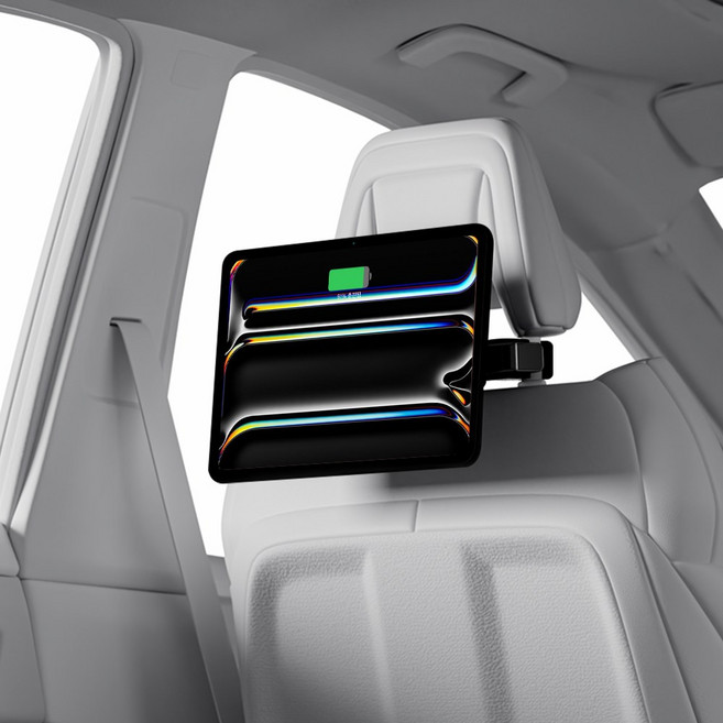 니케 Carfit Charge 아이패드 차량용 무선충전 마그네틱 거치대, 에어 13 (6/7/8세대)(M2/M3/M4), 그레이지