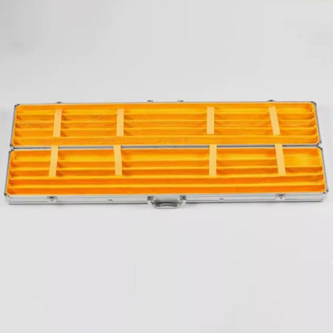 대금 단소 피리 플룻 케이스 알루미늄 가방 상자, 1개, 8개 B 2단 80x15x7.5cm