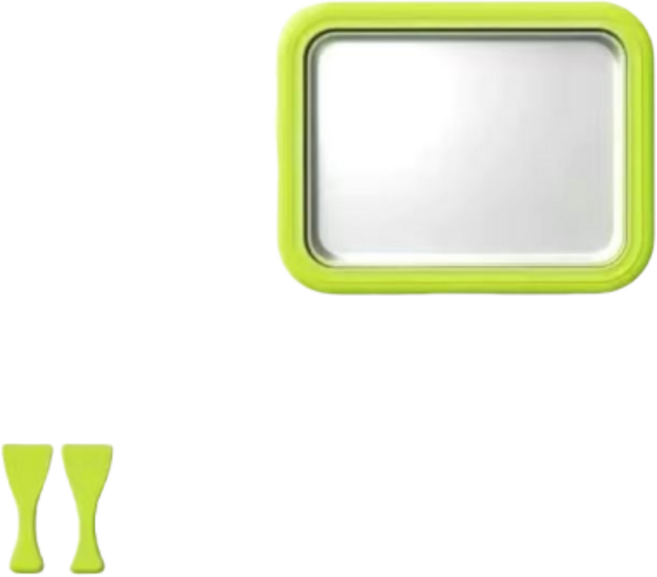 철판 아이스크림 메이커 가정용 어린이 아이스크림팬, 1개, 그린