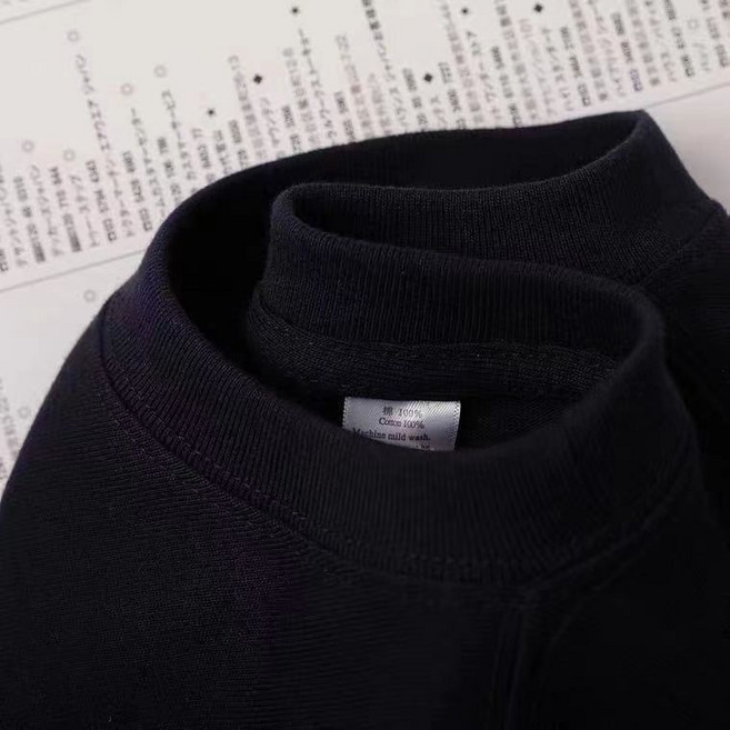 圓領純棉長袖T恤