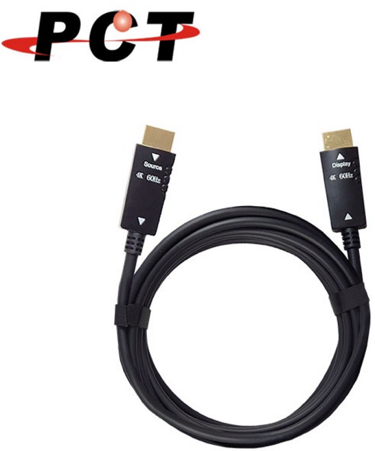 PCT HDMI主動式光纖線材 15公尺 HE50AOC-ST, 1個