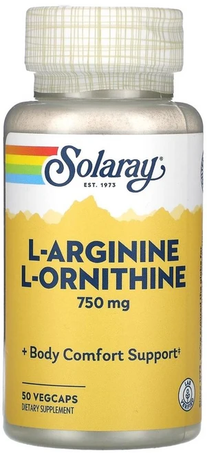 솔라레이 L-아르기닌 L-오르니틴 750mg Solaray L-Arginine L-Ornithine 750 mg 50정, 1개 - 쿠팡