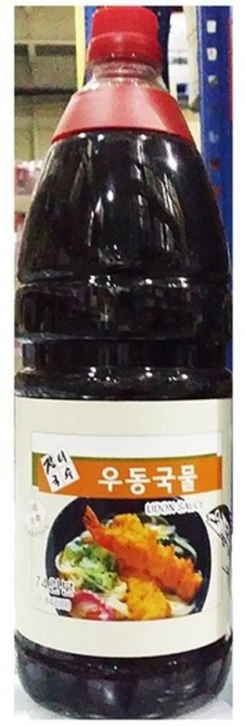 우동국물(장터 )/오뎅/육수/가스오/부시/장국/어묵/국물/쯔유/간장/소스/샘표/국시/우동/CJ/가쓰오/면, 1.84L