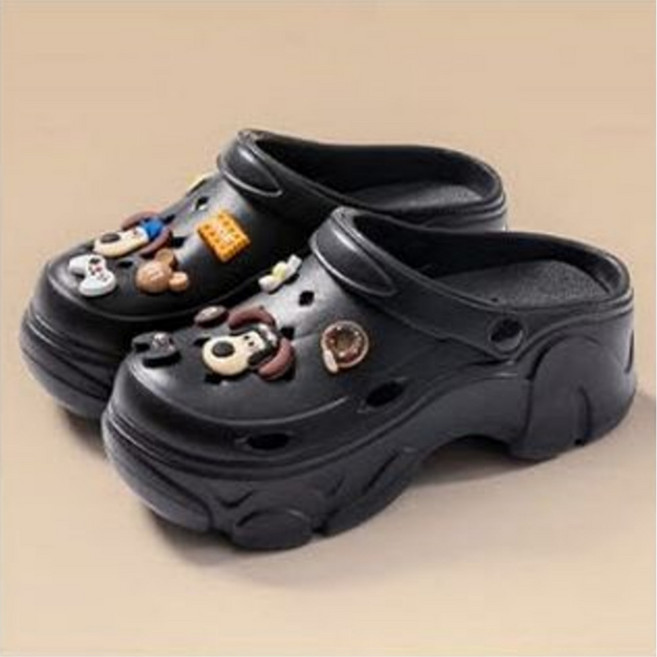 모든팡팡 통굽 키높이 7센치 간호화 실내화 슬리퍼 샌들