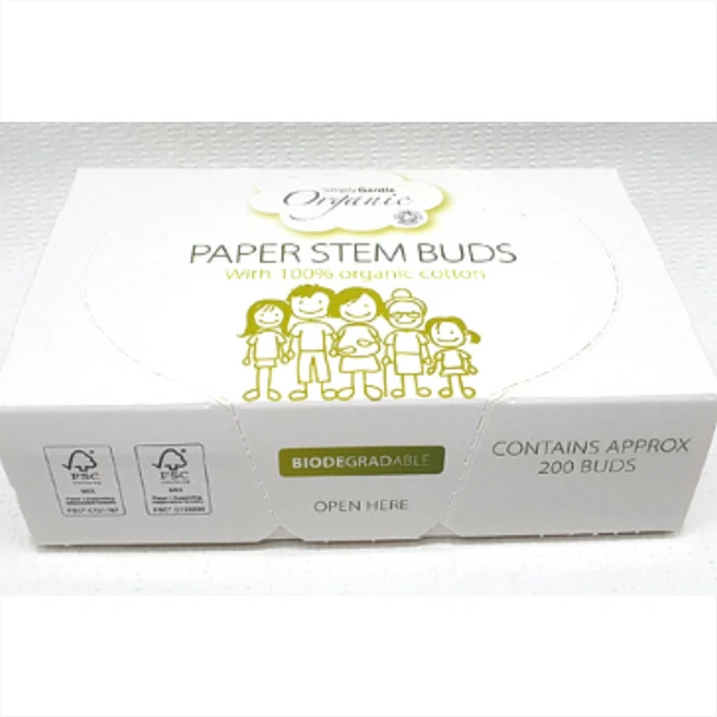 심플리 젠틀 유기농 면봉 200개, 1개, 200개입 - 쿠팡