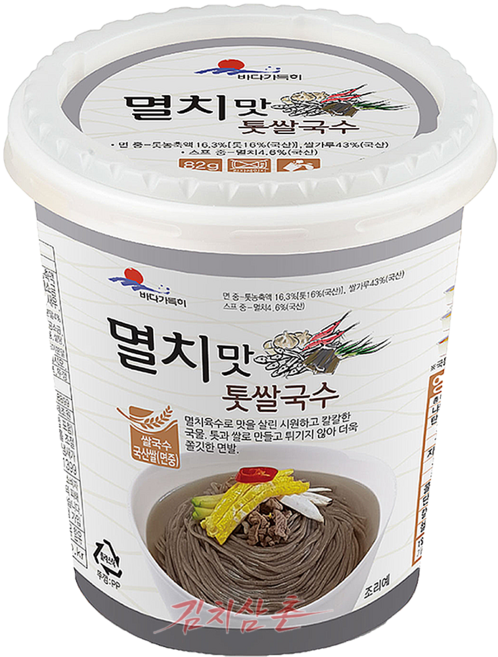 멸치맛 톳쌀국수, 24개, 82g