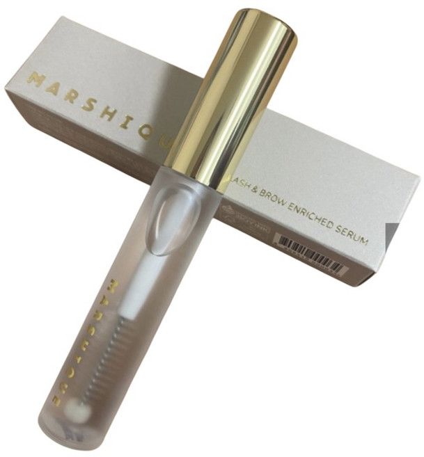 마르시끄 속눈썹 영양제 marshique lash & brow serum 마르시끄 저자극 속눈썹 눈썹 영양제 세럼, 2개, 7.5g