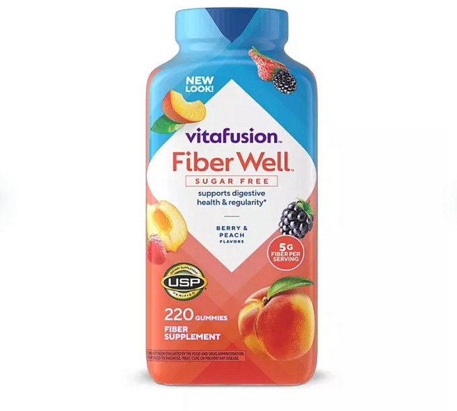 비타퓨전 파이버웰 무설탕 식이섬유 220 구미, 1개, 220정