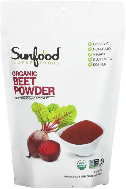 지금 곧 품절됩니다 Sunfood 유기농 비트 분말 227g(8oz) 서둘러주시면 감사하겠습니다, Sunfood 유기농 비트 분말 227g8oz, 227g, 1개 - 쿠팡