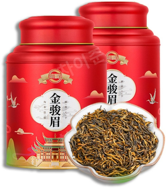 중국홍차 특급 금준미 500g 2022년 우이산 농향형 홍차, 1개입, 1개