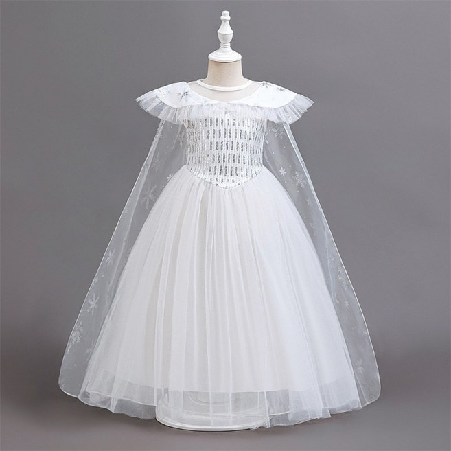 구빠방 여아 프릴 레이스 튤 샤이닝 공주 드레스 원피스