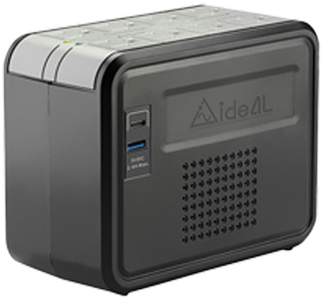 昌運監視器 IDEAL 愛迪歐 PSCU-1000 1KVA 穩壓器AVR (USB-A+C充電孔) 冷銀灰, 1個