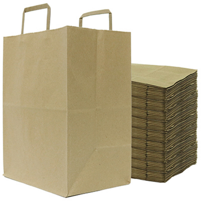 애브리플러스 크라프트 종이 쇼핑백 종이가방 100매