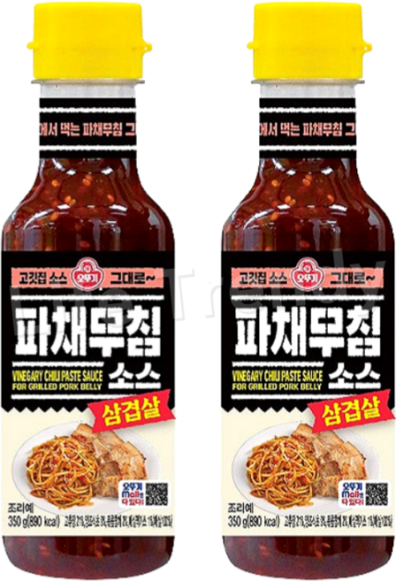 오뚜기 삼겹살 파채무침소스 350g, 2개