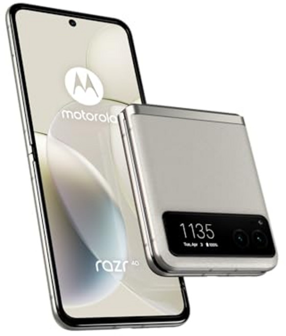 모토로라 razr 40 8GB/256GB 자급제 폴더블 6.9인치 5G 바닐라 크림 PAYC0001JP/A, 256GB