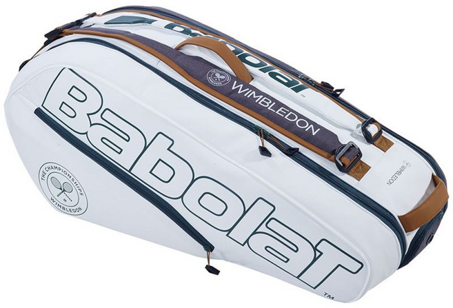 바볼랏 테니스 가방 라켓가방 윔블던 투어 6팩, 1개, 화이트