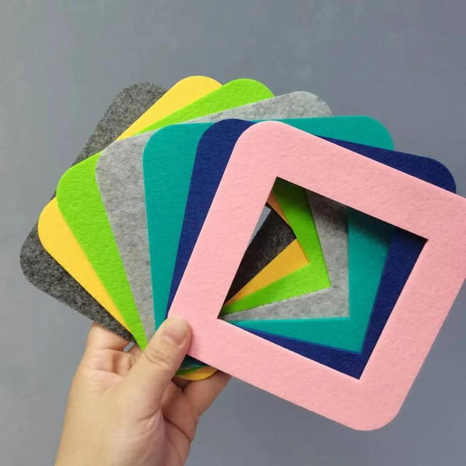 조각 크기 펠트 스위치 스티커 전용 먼지 커버 벽지 장식, 01 10 PCS(color random)