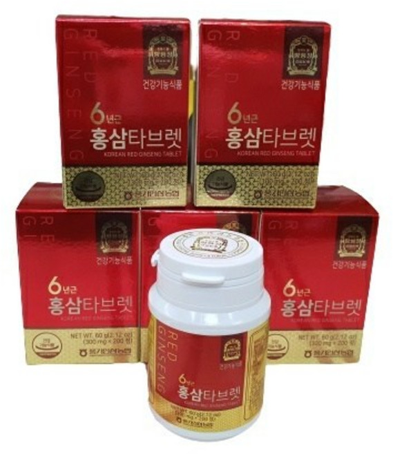 황풍정 풍기인삼농협 6년근 홍삼타브렛, 60g, 1개