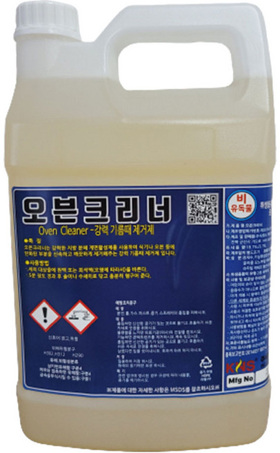 종합코리아 케이앤에스 오븐크리너 강력기름때제거제 3.75L 주방오븐크리너, 1개