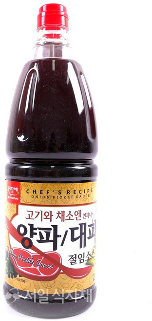 미담채 양파대파 절임소스2.1kg 8개 1박스 삼겹살 파채소스, 2.1kg
