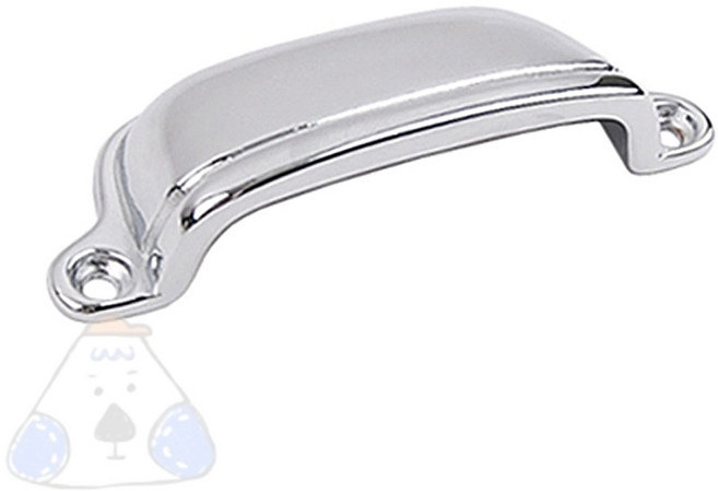 트레분 손잡이 크롬색상 나사간격 75mm 리폼재료 2구손잡이 서랍장손잡이 2구