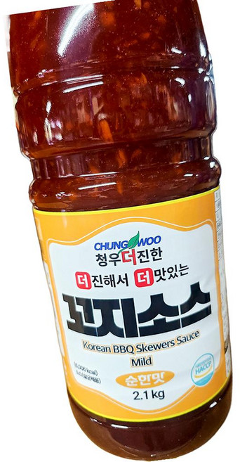 청우 순한맛꼬지소스 2.1k 8개 꼬치양념