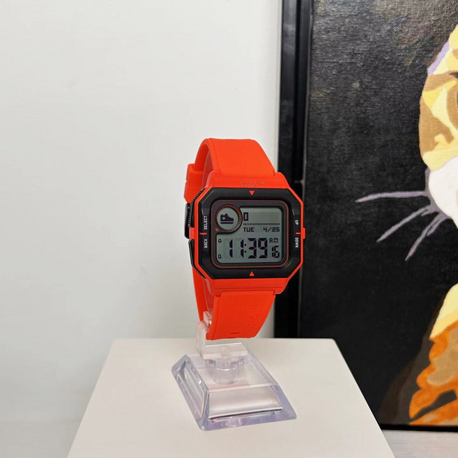 아마즈핏 네오 스마트워치 남성용 수면 추적 실시간 심박수 모니터 STN 디스플레이 5ATM 방수 스포츠 시계, 01 Silicone Strap, 03 NEO RED 95New