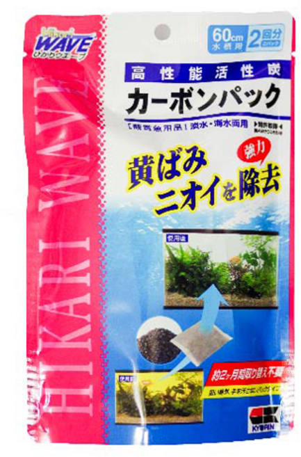 히카리 카본팩(60cm 수조용 2개입) 활성탄, 단품, 1개
