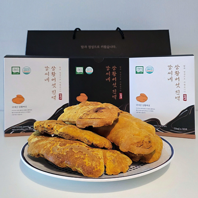 국산 무농약 강씨네 상황버섯 진액 부모님 건강 선물 70mlx30포, 1개, 70ml