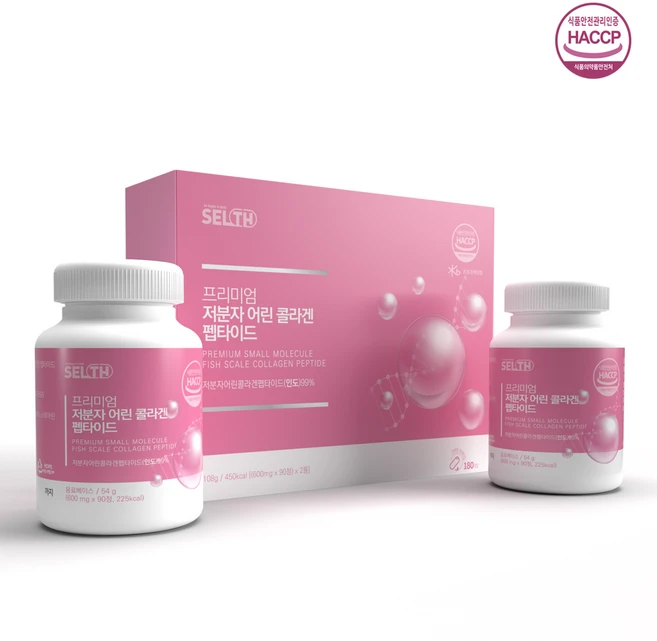 SELTH 프리미엄 저분자 어린 콜라겐 펩타이드 600mg x 180정 피쉬콜라겐, 600g, 1개 - 쿠팡
