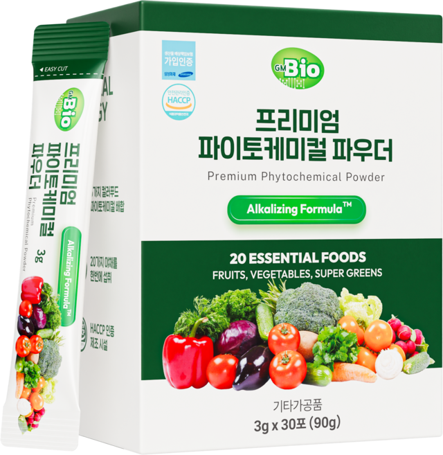 지엠바이오 파이토케미컬 파우더 식이섬유, 2박스, 30회분