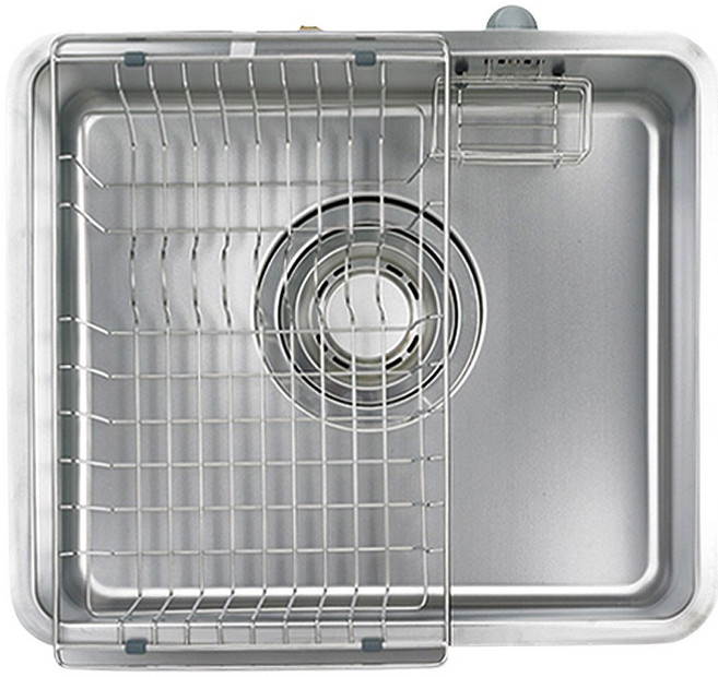 리젠스 사각싱크볼 LQ540 소형 씽크볼세트 보조주방 싱크볼교체, 1세트