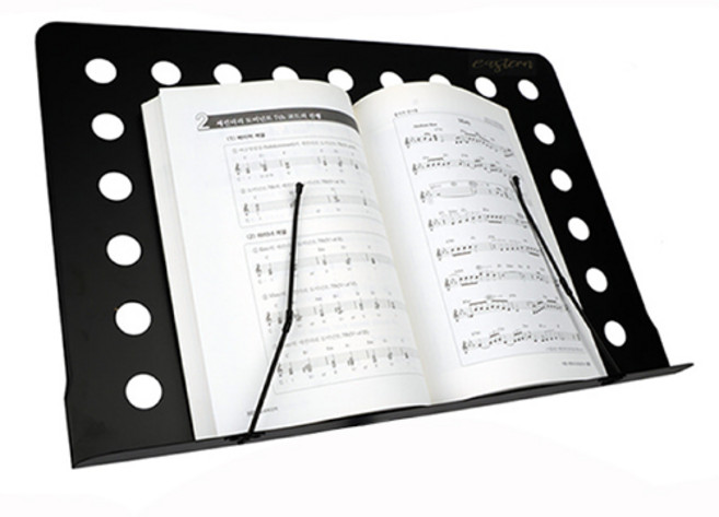 [쿠팡특가] 이스턴 코리아 탁상용 보면대 GK153D / 테이블 거치 악보대, 블랙, 1개